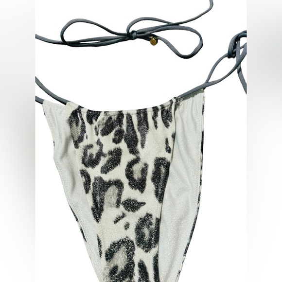 STELLA MCCARTNEY**Silver Leopard Bikini Set***Small $389 - Picture 6 of 10